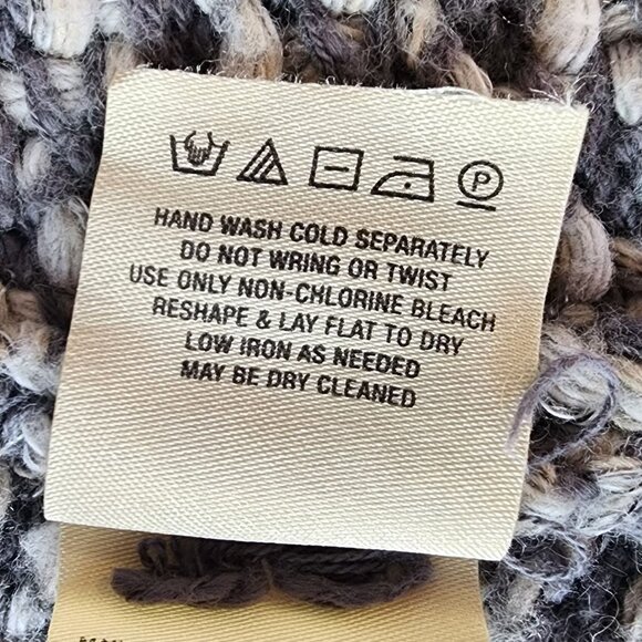 Angel of the North Womens XS Cardigan Tipperary Jacket Fringe Tweed Knit Sweater - Picture 10 of 11